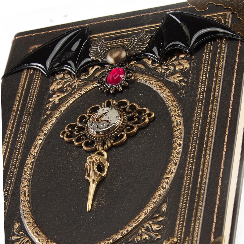 Steampunk Portable Notebook Gothic Cogs Retro Hand Book Vintage Diary Note Book