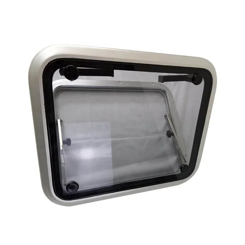 Rectangular Customized Marine Boat RV Skylight Escape Hatch Window Aluminum Tempered Glass Deck Hatch Cover For Yacht RV