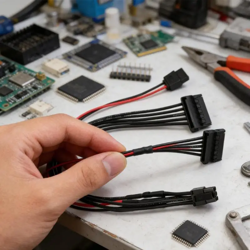 R53C SATAs Power Port Expansion Solution Cable Using Mini 6Pin Opticals Drive Connectors In Desktop Computers