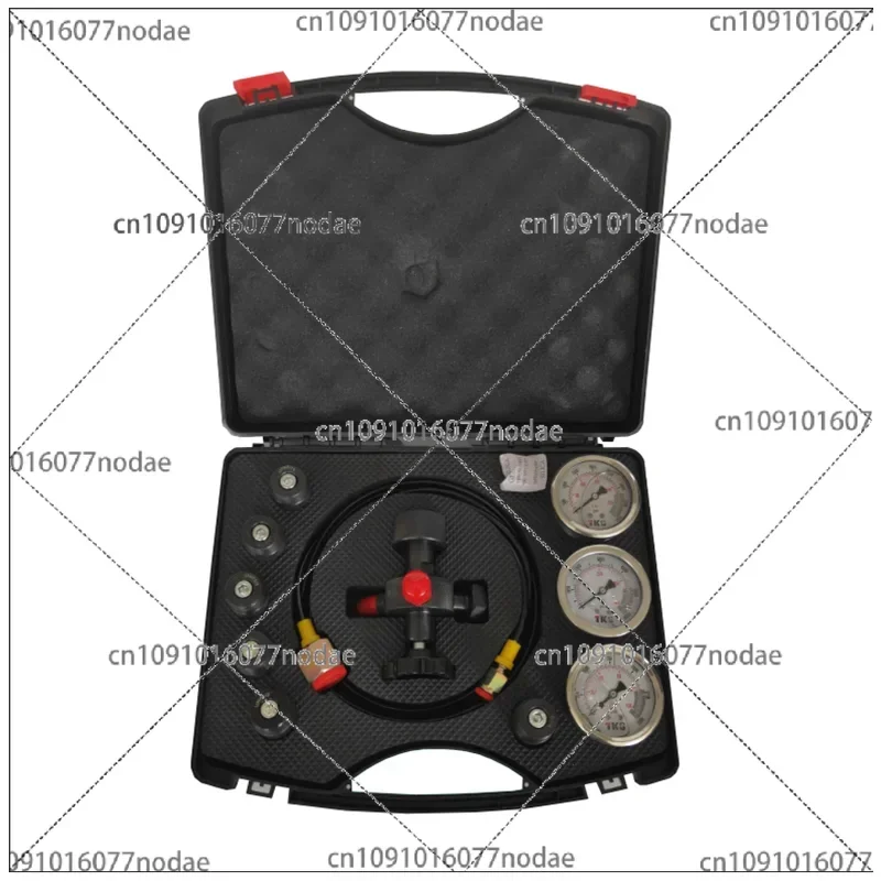 7 IN 1 Hydraulic Accumulator Cylinder Nitrogen  Charging Kit and Pressure Test Kit