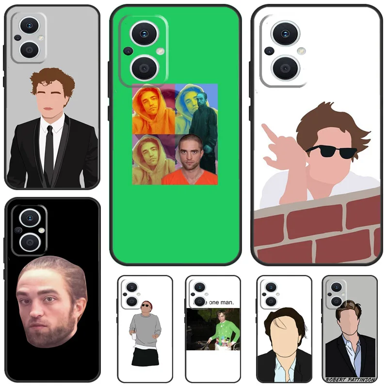 Robert Pattinson Funny Meme Case For OPPO Find X3 Lite X2 Neo X5 X6 Pro OPPO Reno 10 Pro 8T 5Z 4Z 4 5 6 7 8 Lite Cover