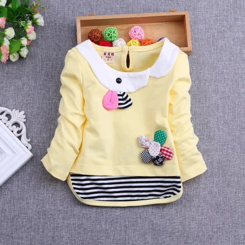 18M-4T الفتيات الاطفال ربيع الخريف أزياء الكرتون القطن الأطفال معطف العلامة التجارية