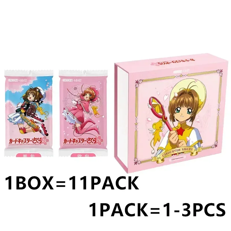 Captor Sakura Cards Booster Box Anime Character Collection Anniversary tarot Card Suit Cosplay Cardcaptor Magical Girl Game Toys