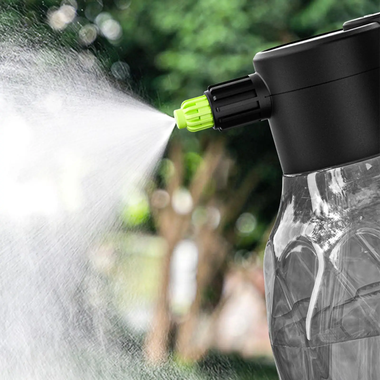 

2L Garden Sprayer Bottle Manual Sprayer USB Rechargeable Car Washing Foam Sprinkling Pot Bottle Watering Cans