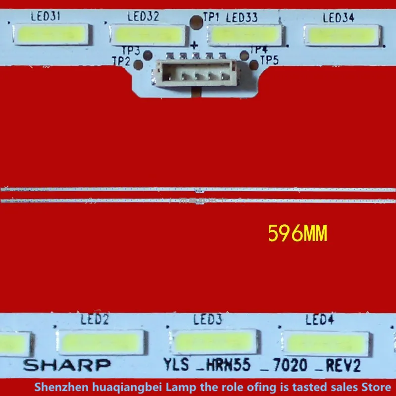FOR Sony KD-55X8509C KD-55X8500D KD-55X8508C KD-  YLS_HRN55_7020_REV2  75.P3F12G001 596MM 6V 64LED 100%NEW LCD TV backlight bar