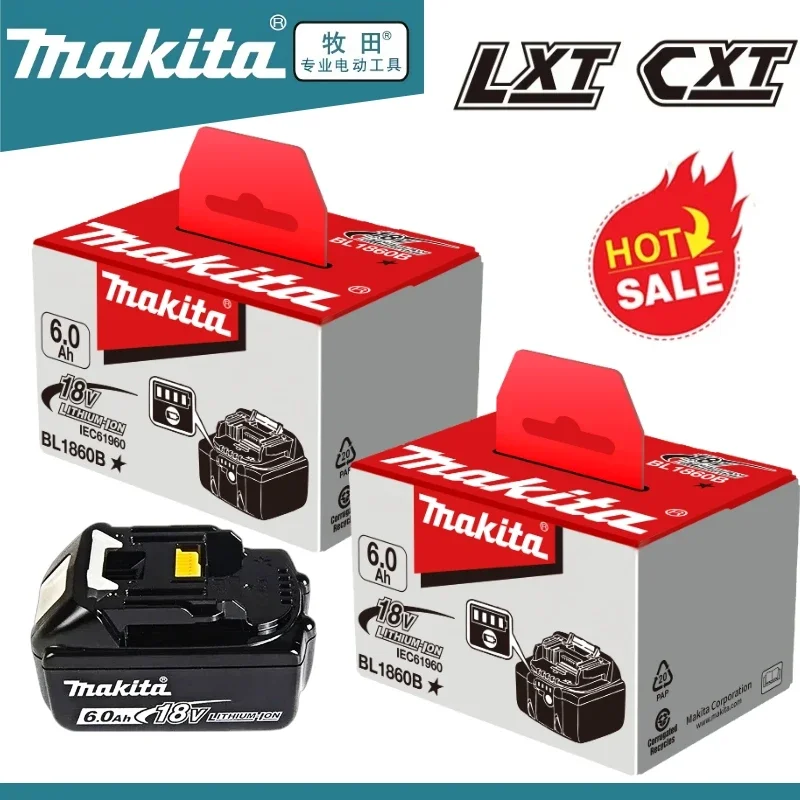 

Safety Certified 18V BL1860 Makita battery BL1850 BL1840 BL1830 Battery & Charger 18v Replacement Power Tool Batteries.