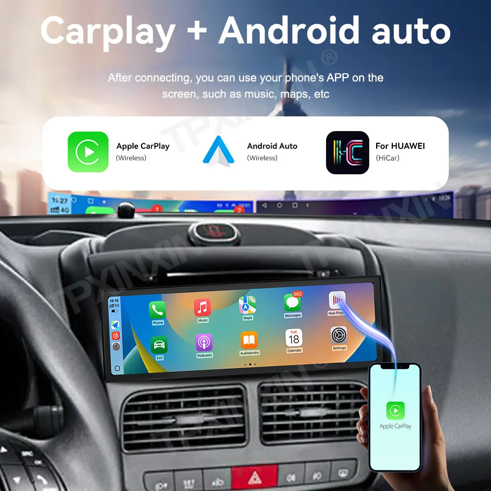 For Fiat DOBLO 2010-2015 Android Car Radio Multimedia Video Player Wireless Carplay Autoradio Stereo GPS Navigation Head Unit