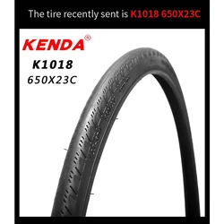 Kenda 650 자전거 타이어, 고정 기어 로드 바이크 타이어, 초경량 296g 찔림 방지 측면 타이어, 슬릭 사이클링 타이어, 650 * 23C