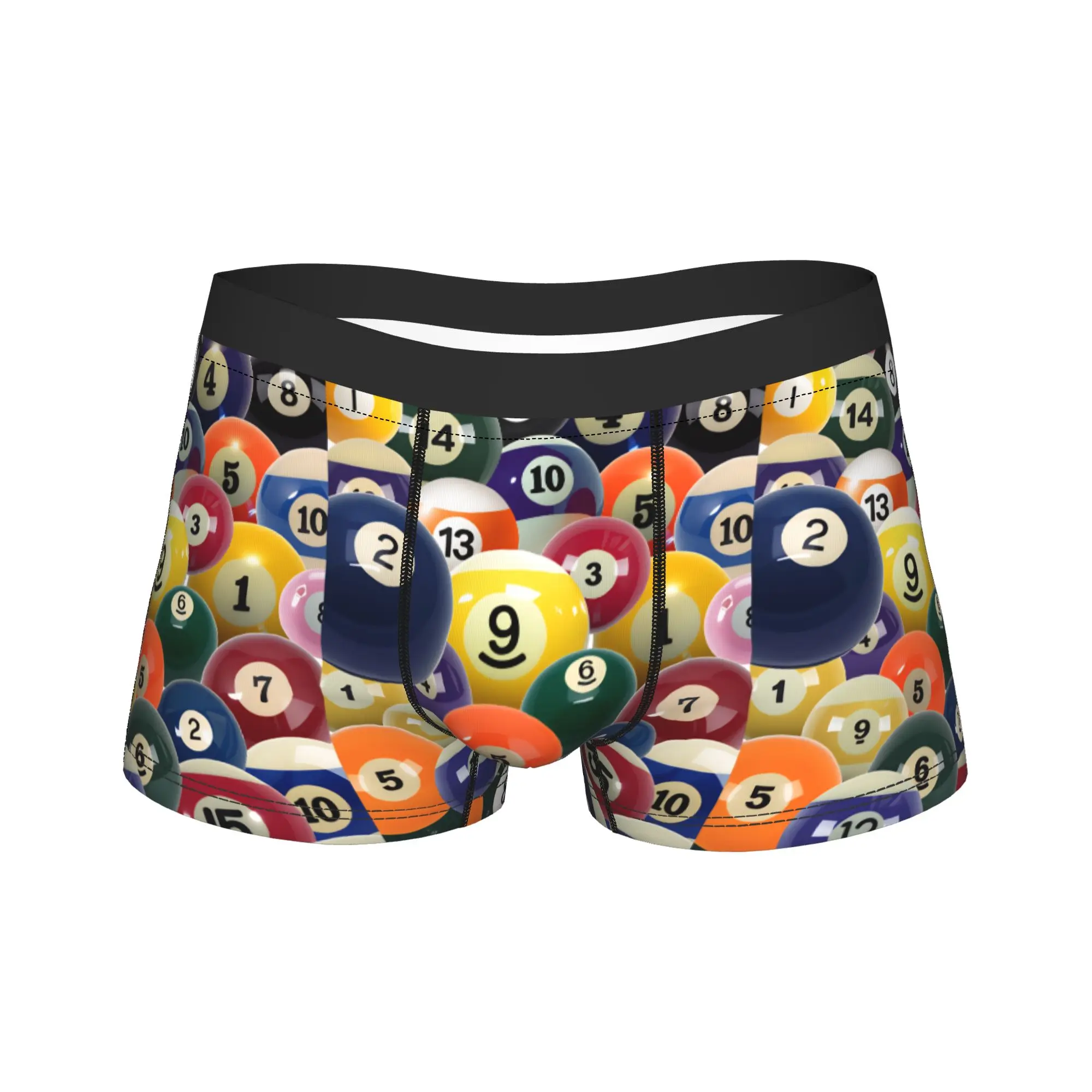 Bingo Balls Underwear  Men Panties Printing Comfortable Boxershorts Quality Boxer Brief Plus Size