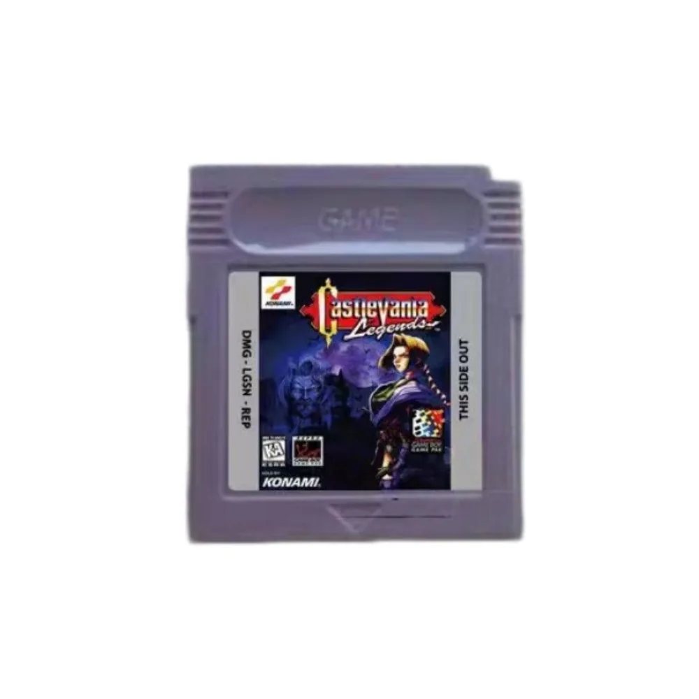 Cartucho de juego GBC, tarjeta de juego GB, Castlevania Legends, versión en inglés