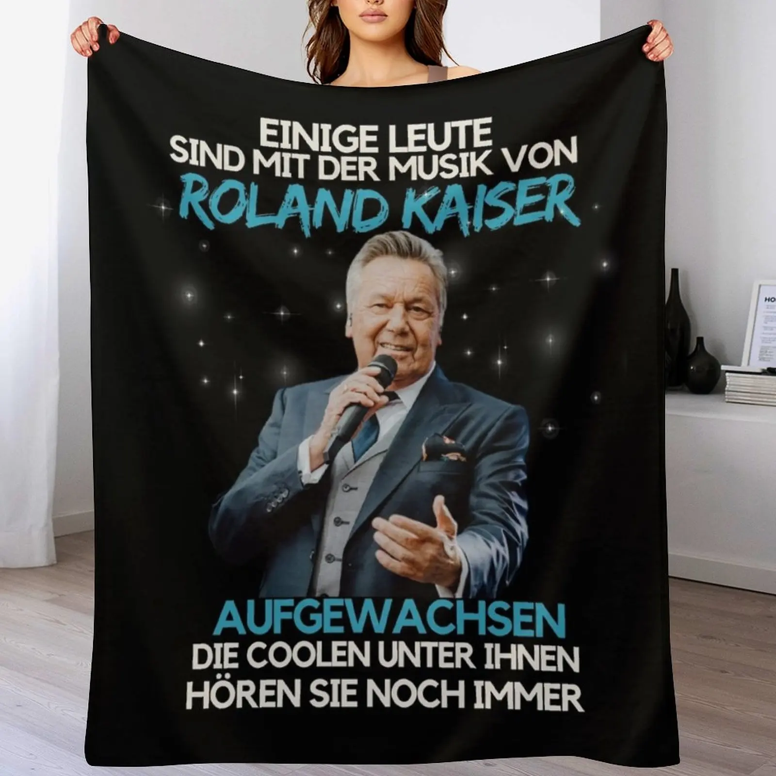 Copy of Roland Kaiser | rip Roland Kaiser| Schlagers?nger Roland Kaiser nur gott weiss warum kaiser Throw Blanket Polar Blankets