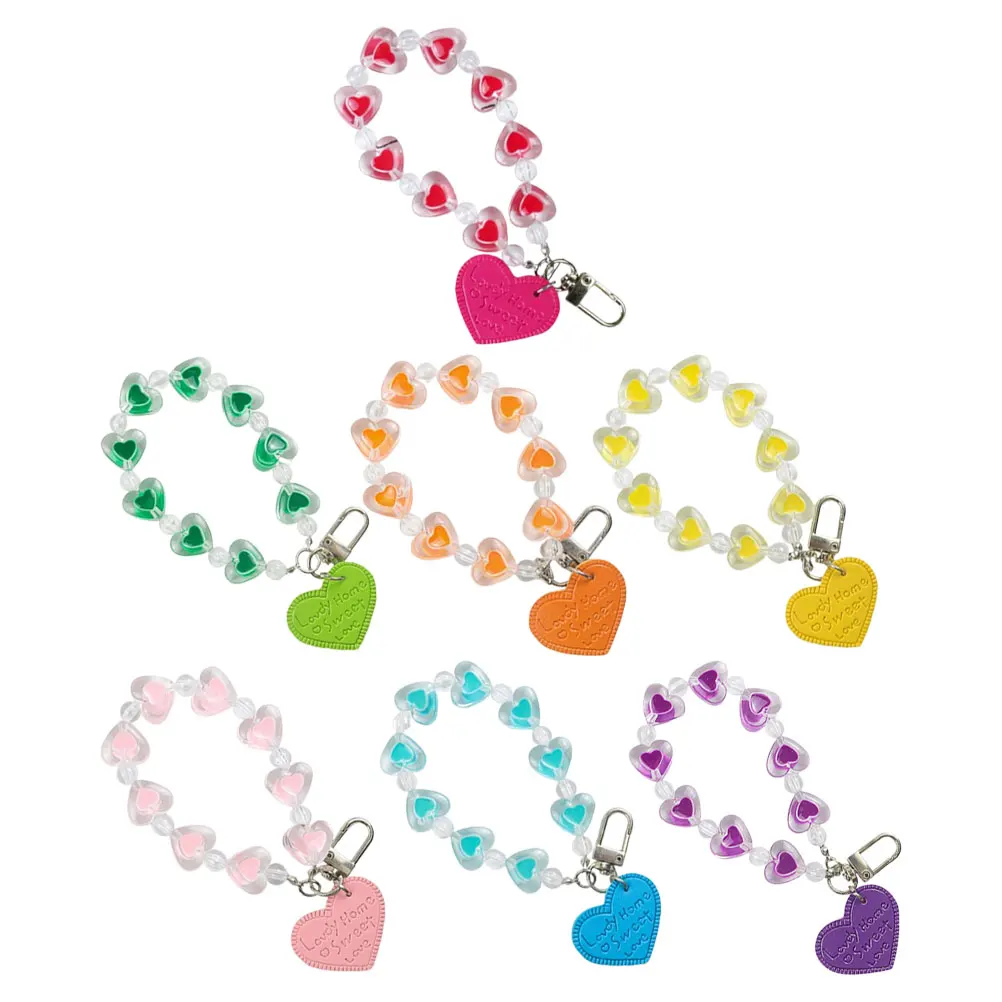 

7 Pcs Accessories Keychain Lost Charm Cute Charms Strap Pendant
