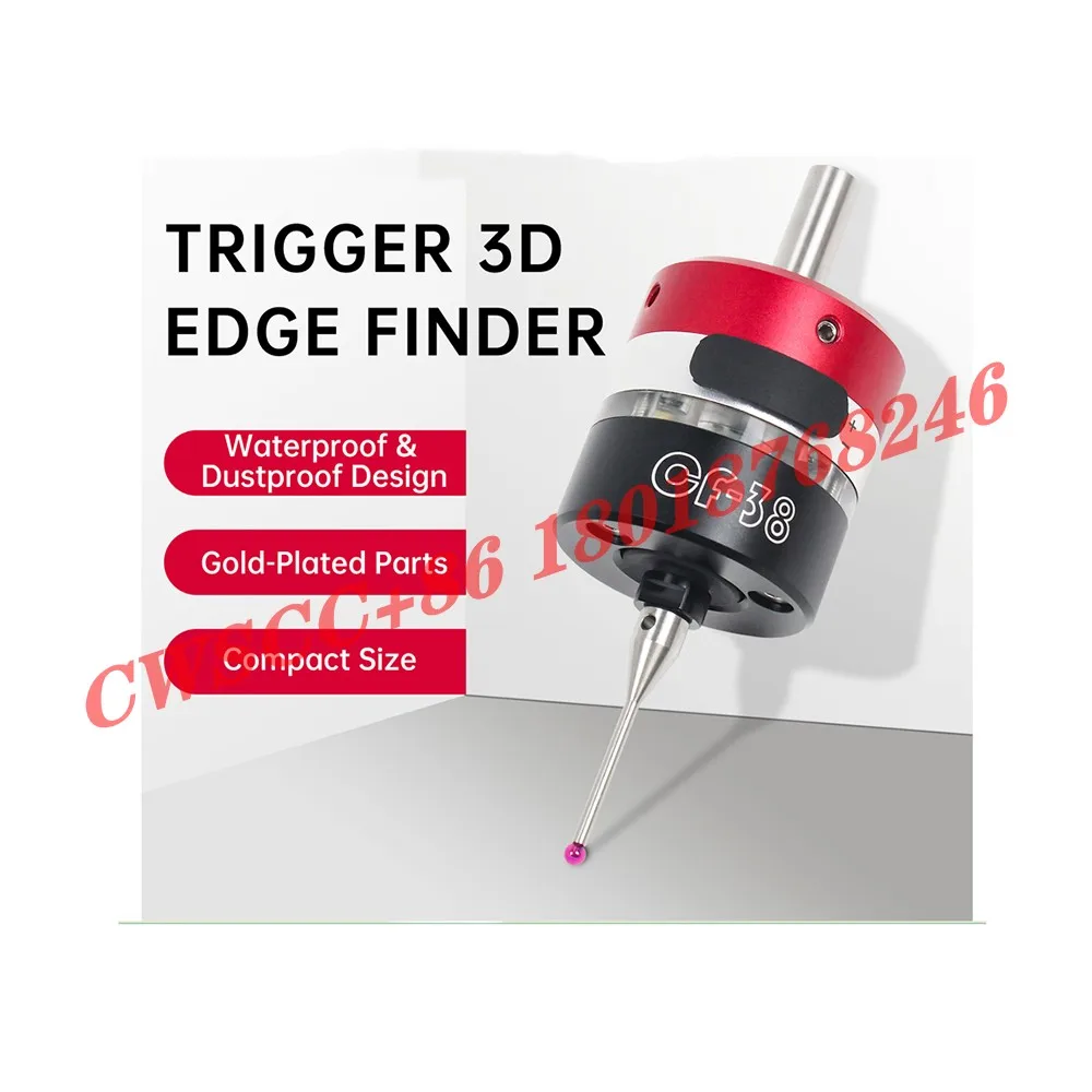 

2023 latest 3D Edge Finder Machining Center Cnc Milling Machine Three-coordinate Precision Probe Centring Rod Tool Setter CF-38