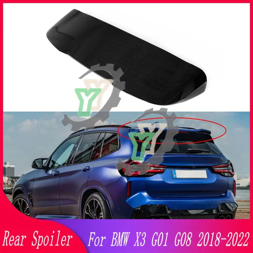 

High Quality ABS Rear Roof Spoiler Trunk Wing Lip Boot Cover For BMW X3 G01 G08 Upgrade 1:1 X3M Style 2018 2019 2020 2021 2022