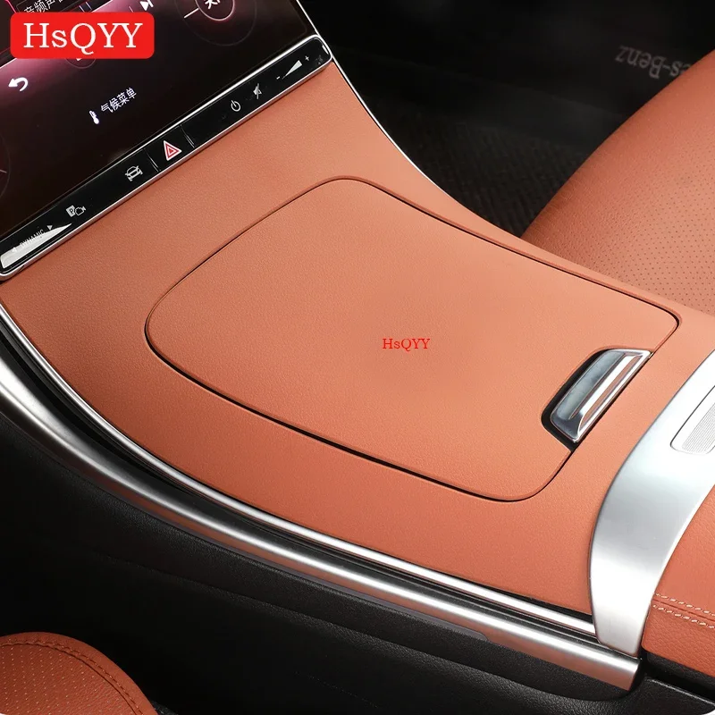 For Mercedes Benz C GLC CLE Class W206 X254 Car Center Console Silicone Panel Cover Trim Frame Interior Modification Accessories