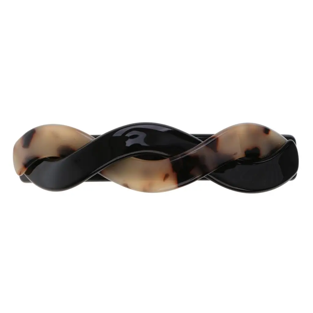 Fashionable Japanese Twist Hair Barrette Acetate Hair Clamp Trendy Hair Accessories Ponytail Holder for Woman