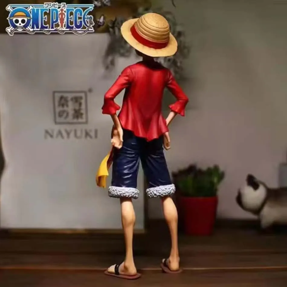 One Piece Anime Figure Confident Smiley Luffy Changing Action Figurine Doll PVC Model Toys Collection Gifts