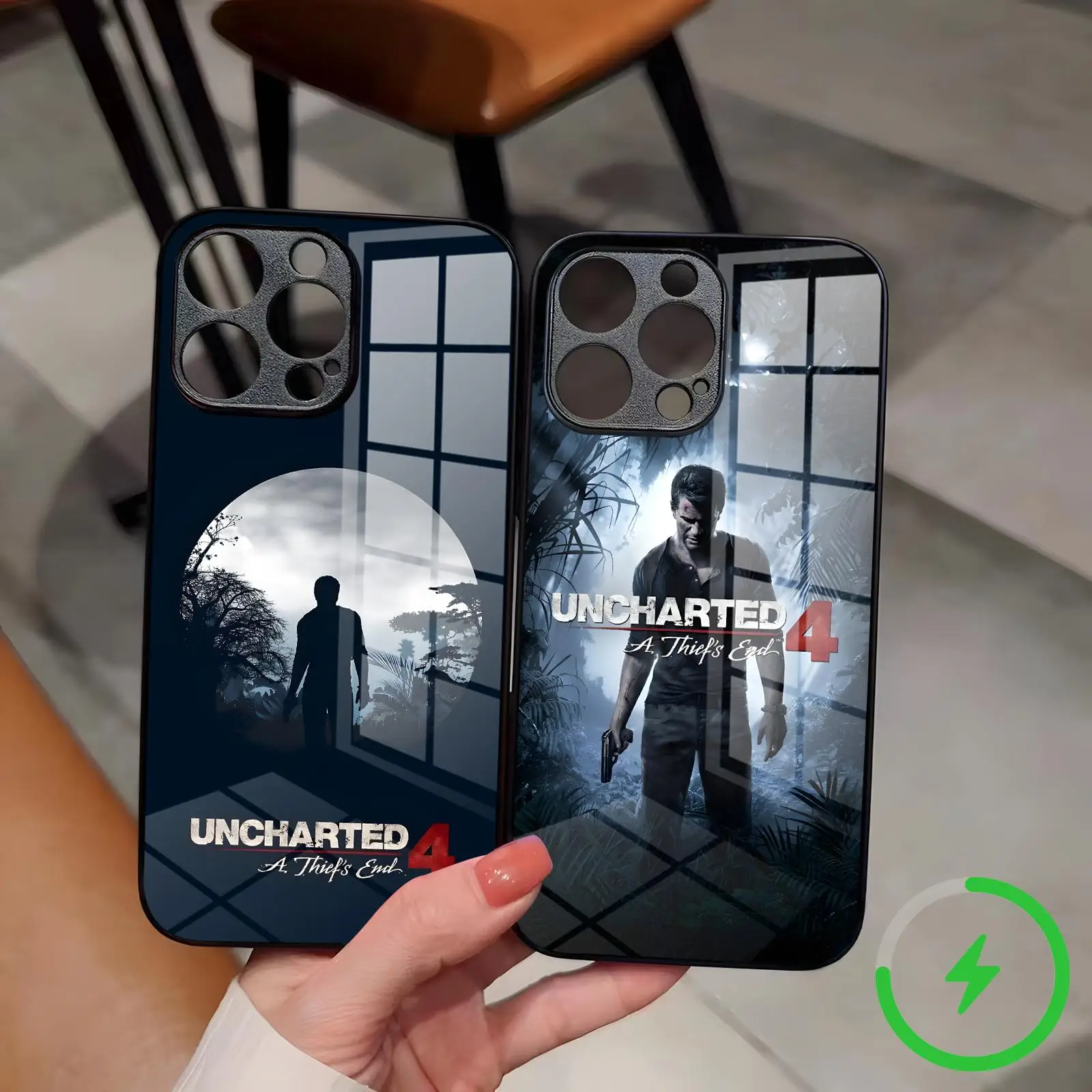 hot game Uncharted 4 A Thief's End Phone Case For iPhone17 16 16e 15 14 13 12Plus Mini Pro Max Magnetic Glass Phone Case