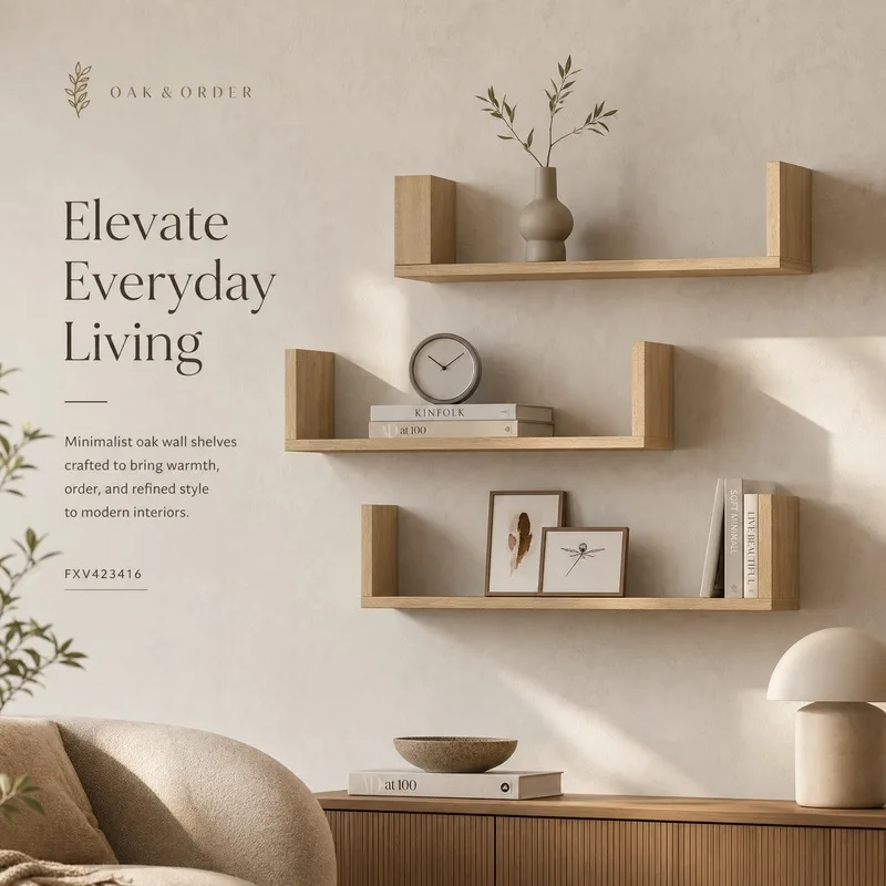 Paquete De 3 Estantes De Pared De Roble Sonoma De 80X18X18Cm, Fáciles De Limpiar, Madera Resistente, Perfectos Para Oficina En Casa — -77%, 166.57€ Coupon, from 49.75€ – 77% descuento – €49.75