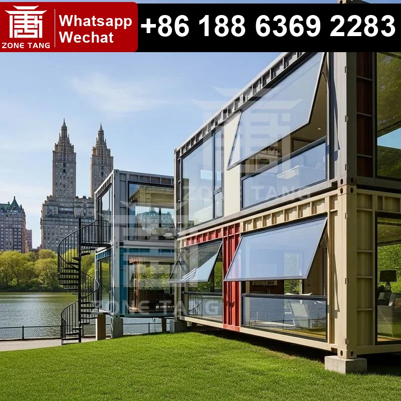 

Prebuilt Homes Safe Insulation Container Buildings Fireproof Custom Modular Homes Office Mobile House Flat Pack Home Convenient