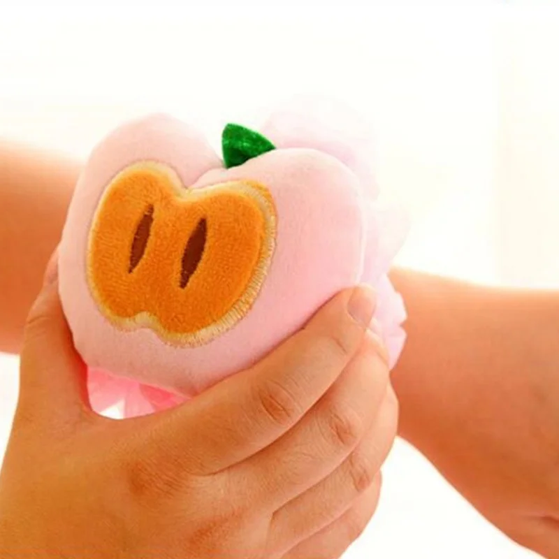 Bath Flower Ball Cartoon Fruit Shape Adult Kids Bath Ball Scrub Exfoliator Back Rub Skin Clean Bathing Tools
