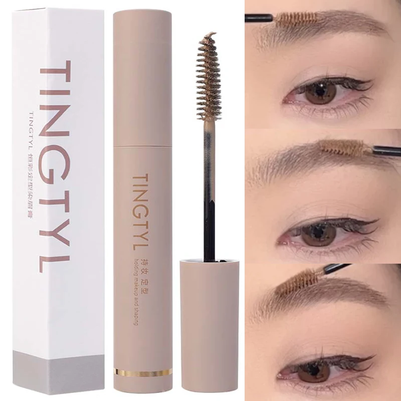 4 Colors Eyebrow Dye Waterproof Long Lasting Coffee Brown Eyebrow Enhancer Gel Eyebrow Tint Tattoo Pigments Mascara Brow Makeup