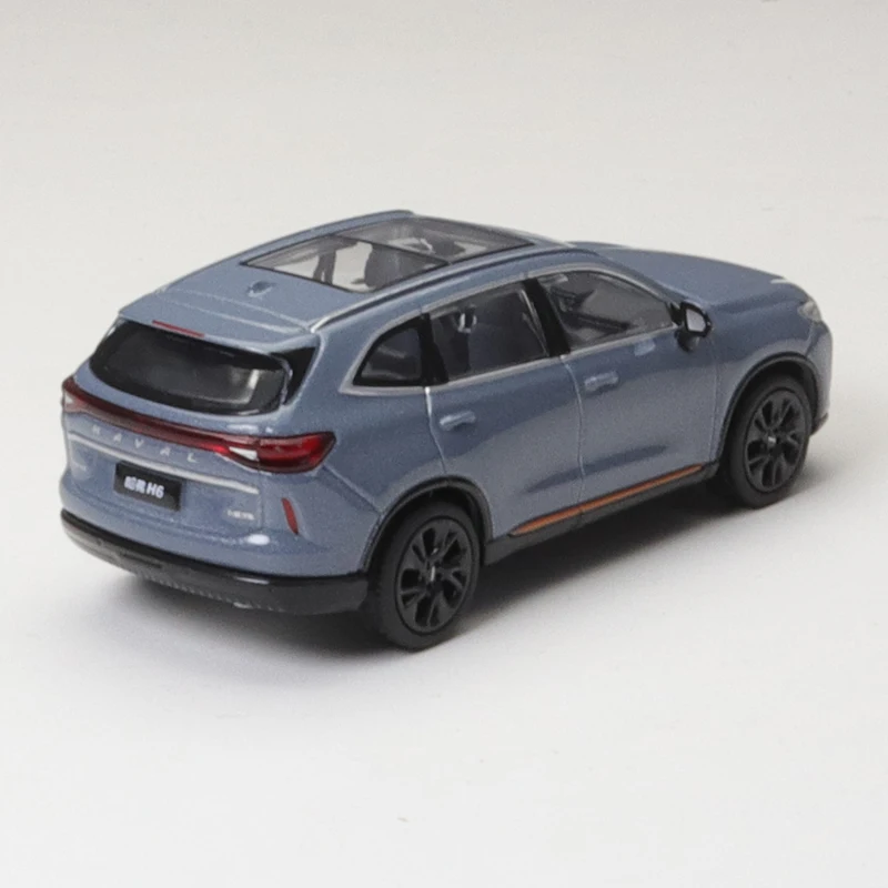 XCARTOYS 1/64 Simulation Alloy Car Model Great Wall Haval Third-generation H6 SUV High-order Gray Kids Xmas Gift Toys for Boys