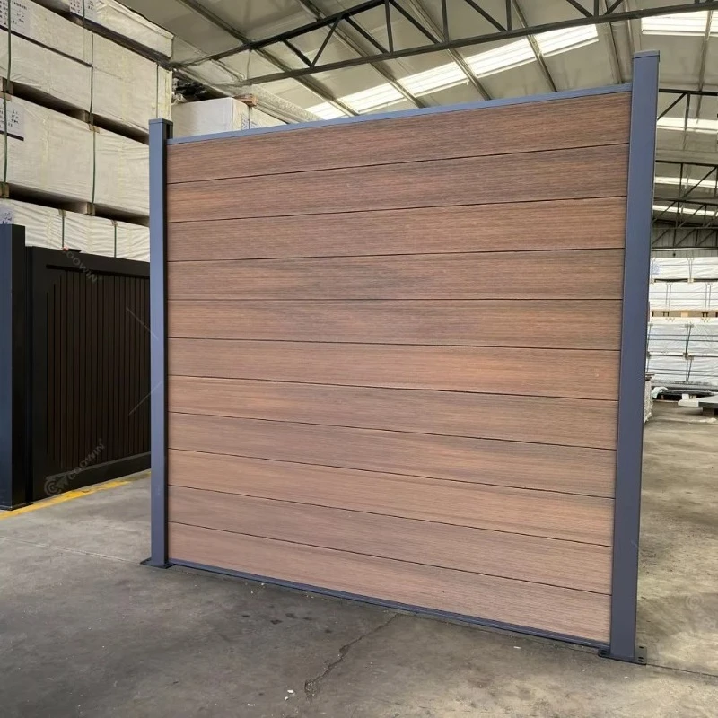 Garden Fence Board Outdoor Wood-plastic Composite Wood-plastic Fence Board Outdoor