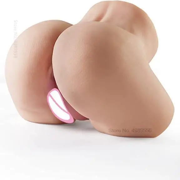 Realistic Silicone Vagina Sex​ Tooys for Man Adult Supplies Sexy Butt Anal 3D Big Ass Double Channel Masturbation Pussy Toys Men