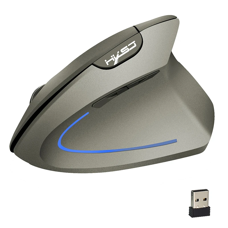 

Luxmoc T22 2.4ghz Vertical Wireless MOUSE Mouse Ergonomic Design 2400DPI Office Design Mouse