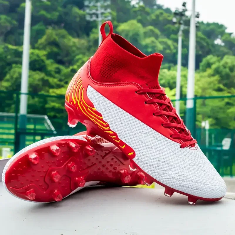 Men Soccer Shoes Kids Football Boots Women Breathable Soccer Cleats Fashionable Beautiful Comfortable Football Shoes