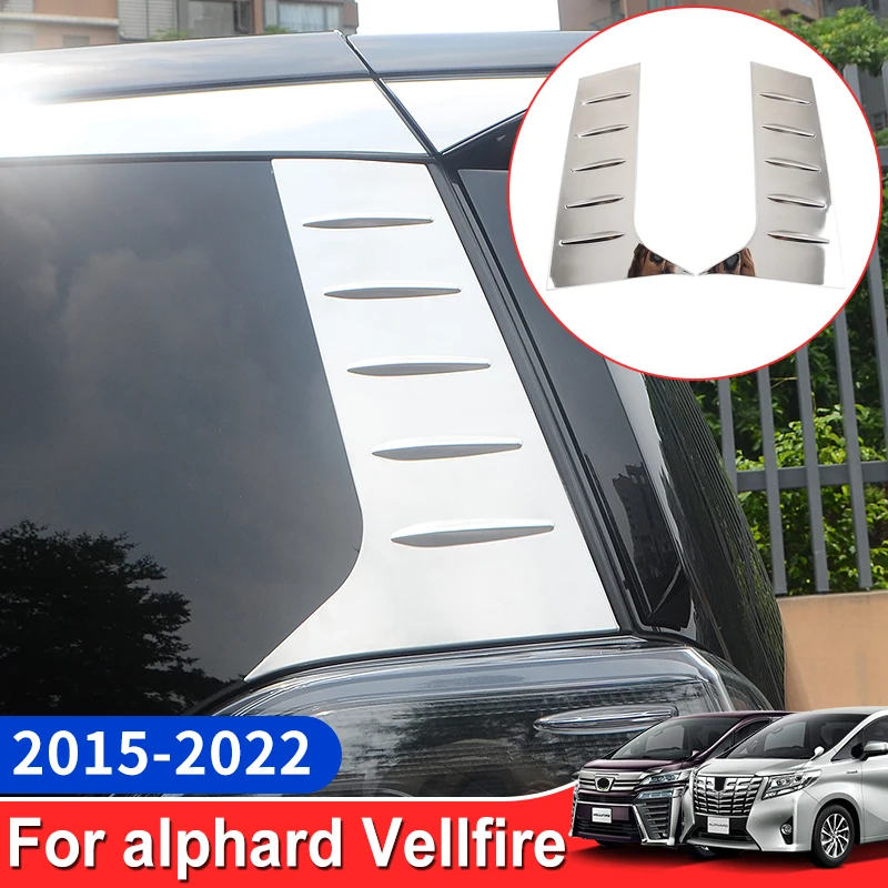 

Stainless Steel Car Window Panel for Toyota Alphard Vellfire 30 Series 2015-2022 Exterior Decorative Modification Accessories