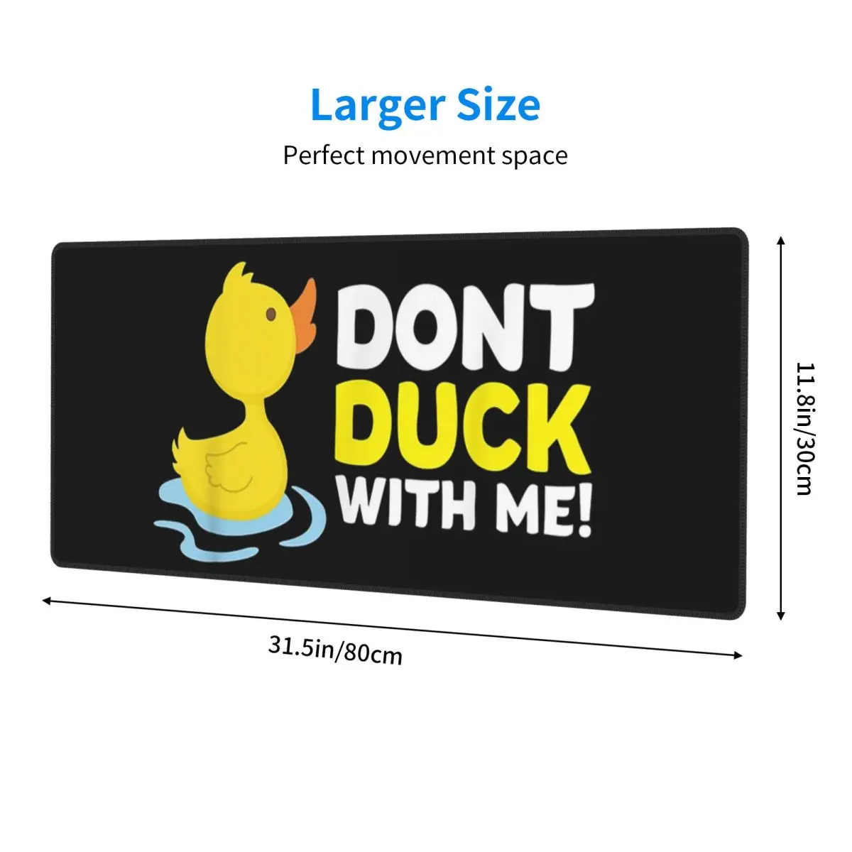 Duck Dont Rubber Large Mouse Pad Computer Keyboard Mouse Mat Gaming PC Laptop Desk Mat Office Accessories Table Mats