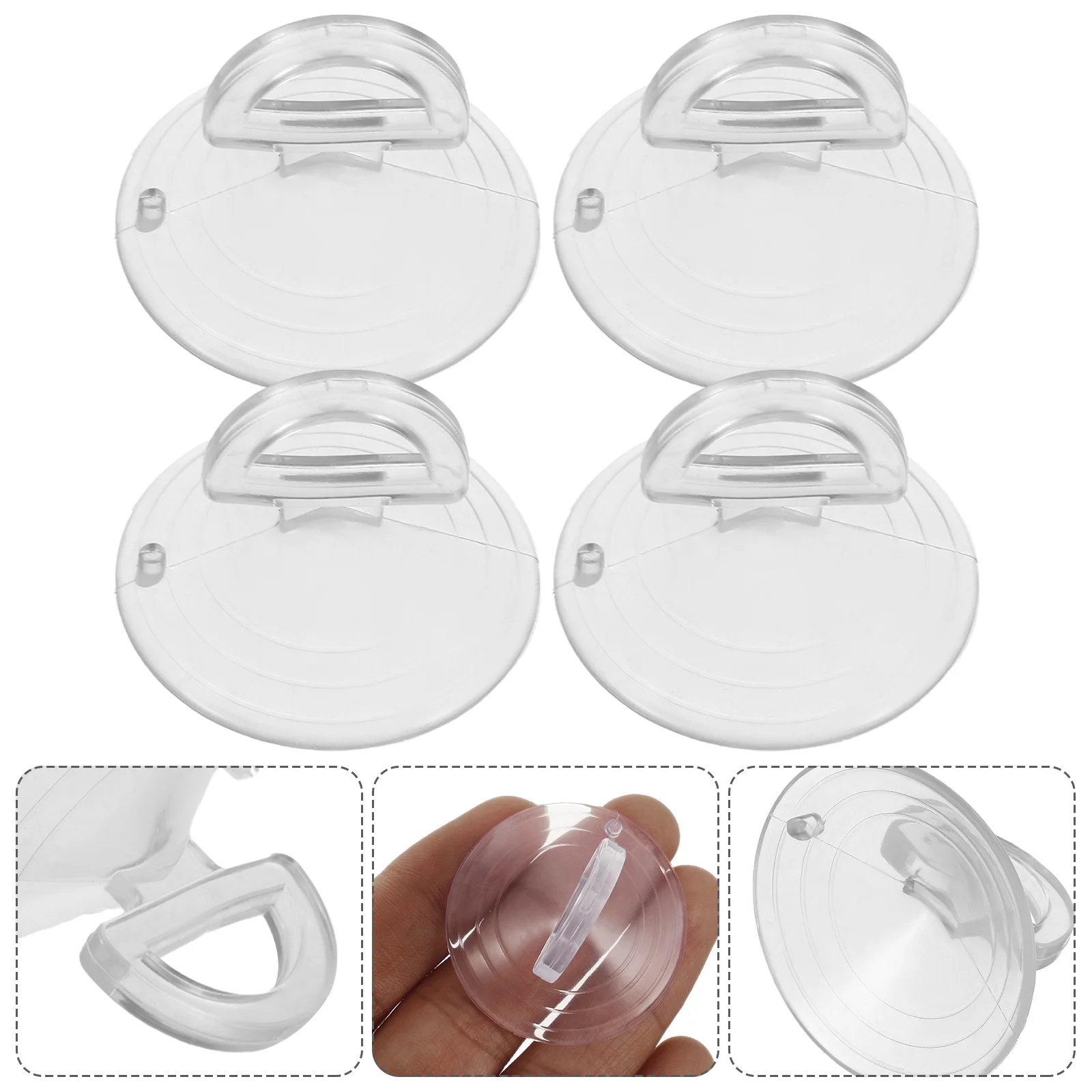 10 Pcs Mini Light Bulb Suction Cup Bulbs Silicone Extractor Black Lightbulb Replacing Tool Cups