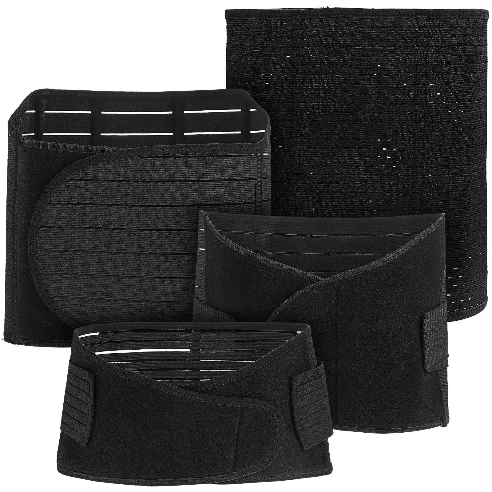 

Postpartum Belly Band L Size Black Proper Compression Waist Trainer Abdominal Wraps Postpartum Girdle Body Shaping Recovery