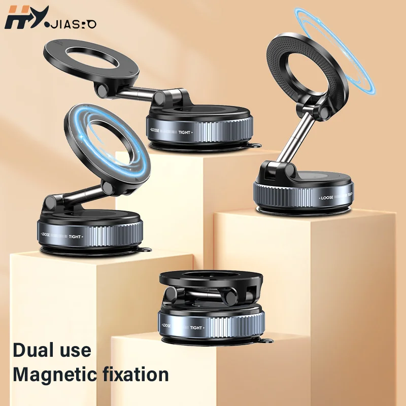 

Магнитные автомобильные держатели для телефонов, вакуумная присоска, автомобильный держатель для мобильного телефона, поворот на 360° ° Универсальная навигационная подставка для сотового телефона