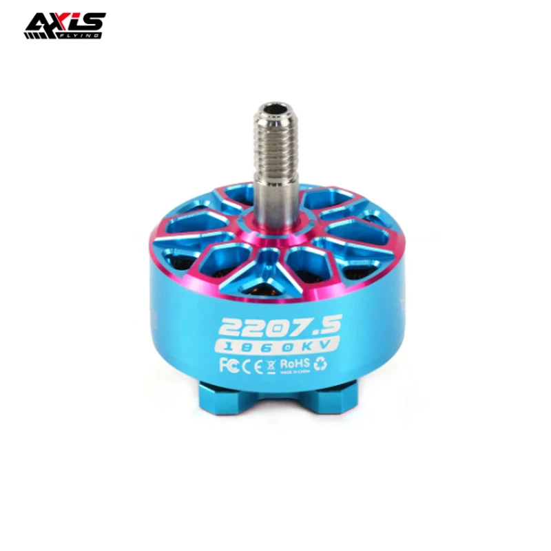 AXISFLYING BANDO 2207 2207.5 1960KV FPV Brushless Motor 6S Lipo 5mm Output Shaft For 5inch Freestyle Cinema Drones Parts