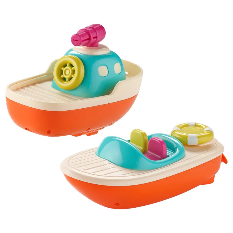 لعبة لعب مائية للأطفال، قارب وقت الاستحمام، لعبة سبلاش على شكل قارب، أنماطين: كهربائية وريحية تجعل وقت الاستحمام ممتع لطفلك #6