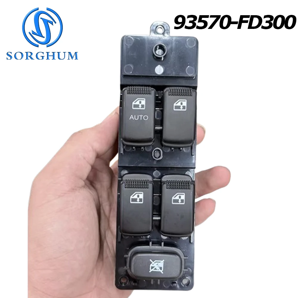 

93570-FD300 For Kia Rio 2001–2005 Window Lifter Master Control Switch Button 93570-FD30001 93570FD300 12 Pins