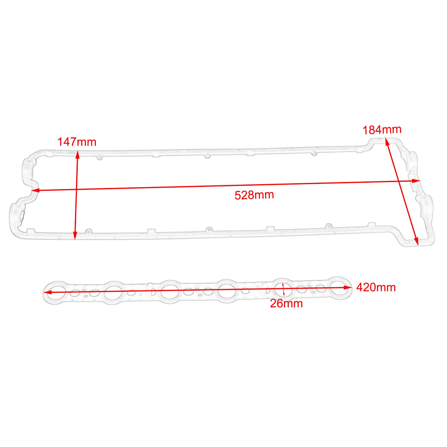 For Bmw K1600 Gt Gtl Bagger K48 K61 A40 Cylinder Head Cover Gasket Kit Seal 11127728760 Motorcycle Engine Accessories view 6