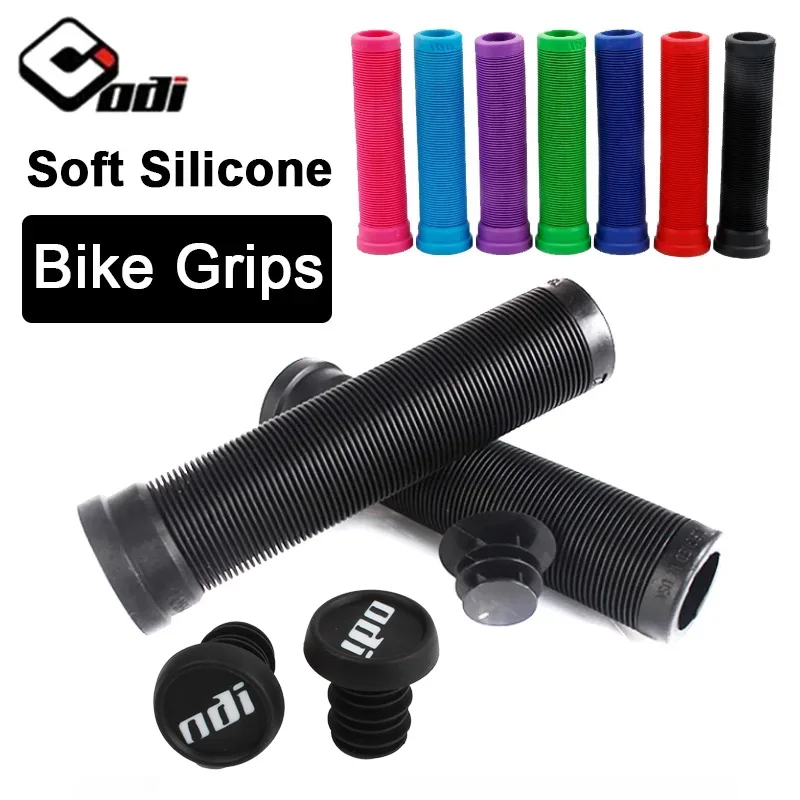 ODI-empuñaduras de manillar de bicicleta de montaña, puños antideslizantes de alta calidad, absorción de impacto, accesorios de ciclismo