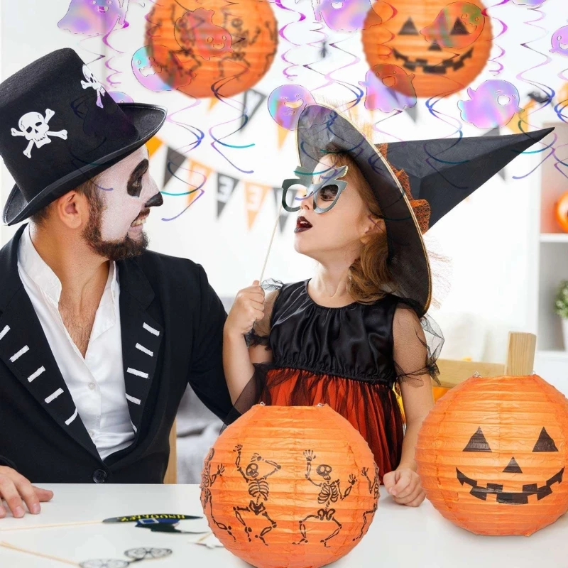 Hanging Ornament Ceiling Banners Set Decorative Streamers for Halloweens