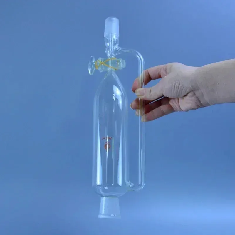 60/125/250/500ml Constant Cylindrical Separating Funnel with Stoppers Lab Glassware