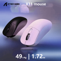 Attack Shark X11 Bluetooth Mouse ,Tri-Mode Connection 2.4GHz Mouse USB-C Wird Game Mouse Computer Accessories PAW3311 Mouse