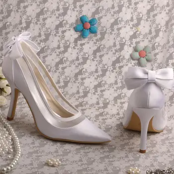 8 best sales Elfenbeinfarbene Hochzeitsschuhe - №2