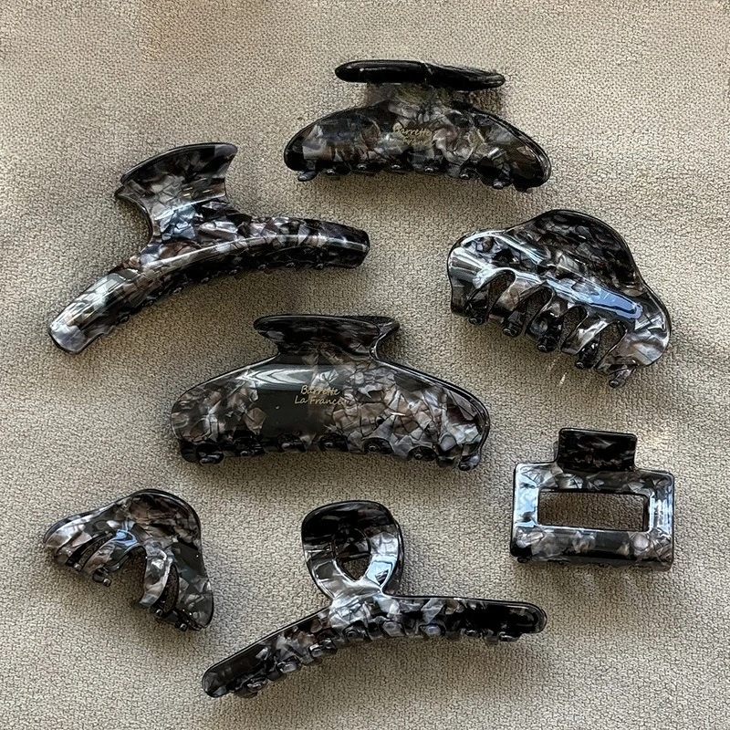 

Autumn and winter models, acetic acid shark clip, advanced sense grab clip, hair grab disc hair clip, hair accessories, women