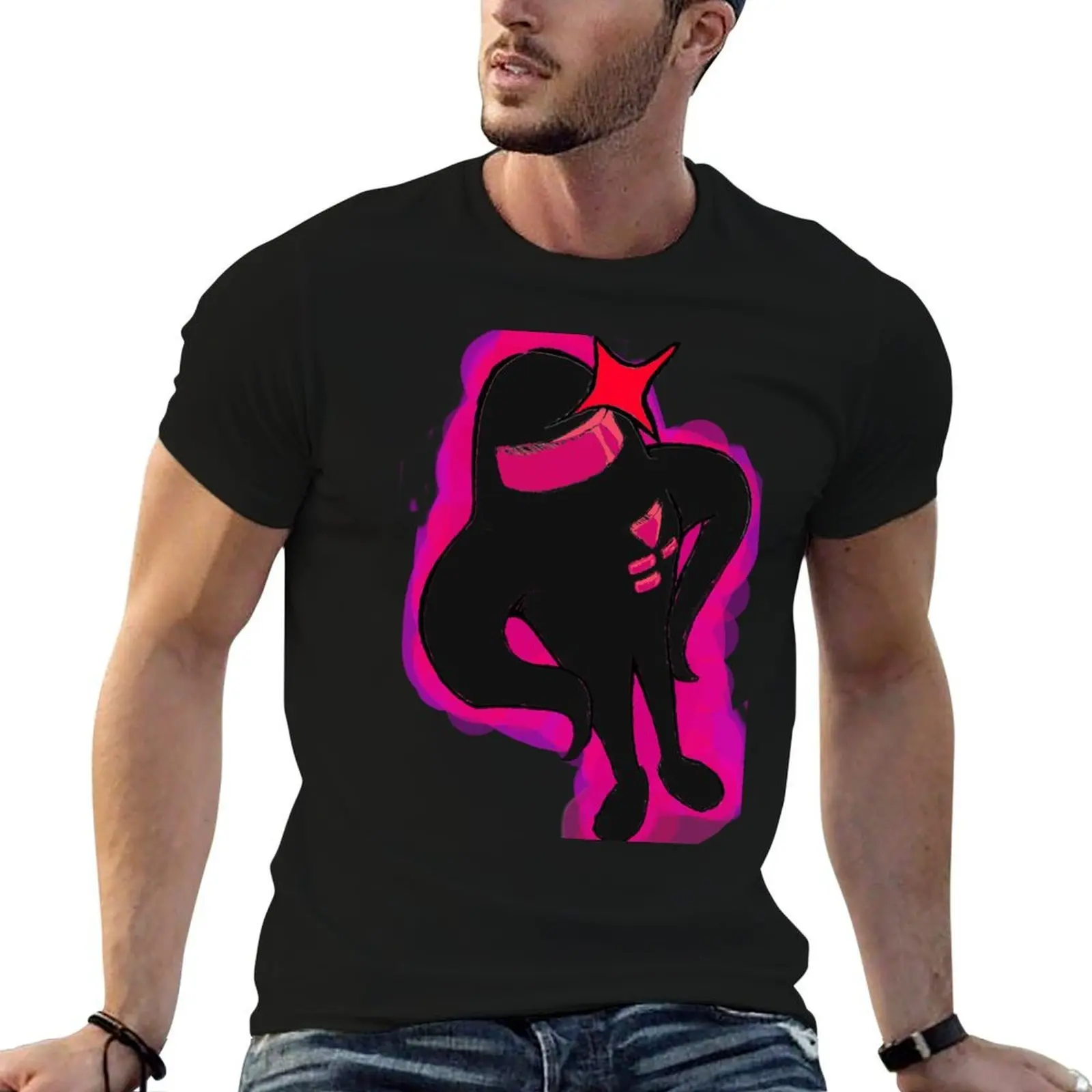 

Ghost of Starman T-Shirt men t shirt cotton 100% t shirts for man cotton T-Shirt