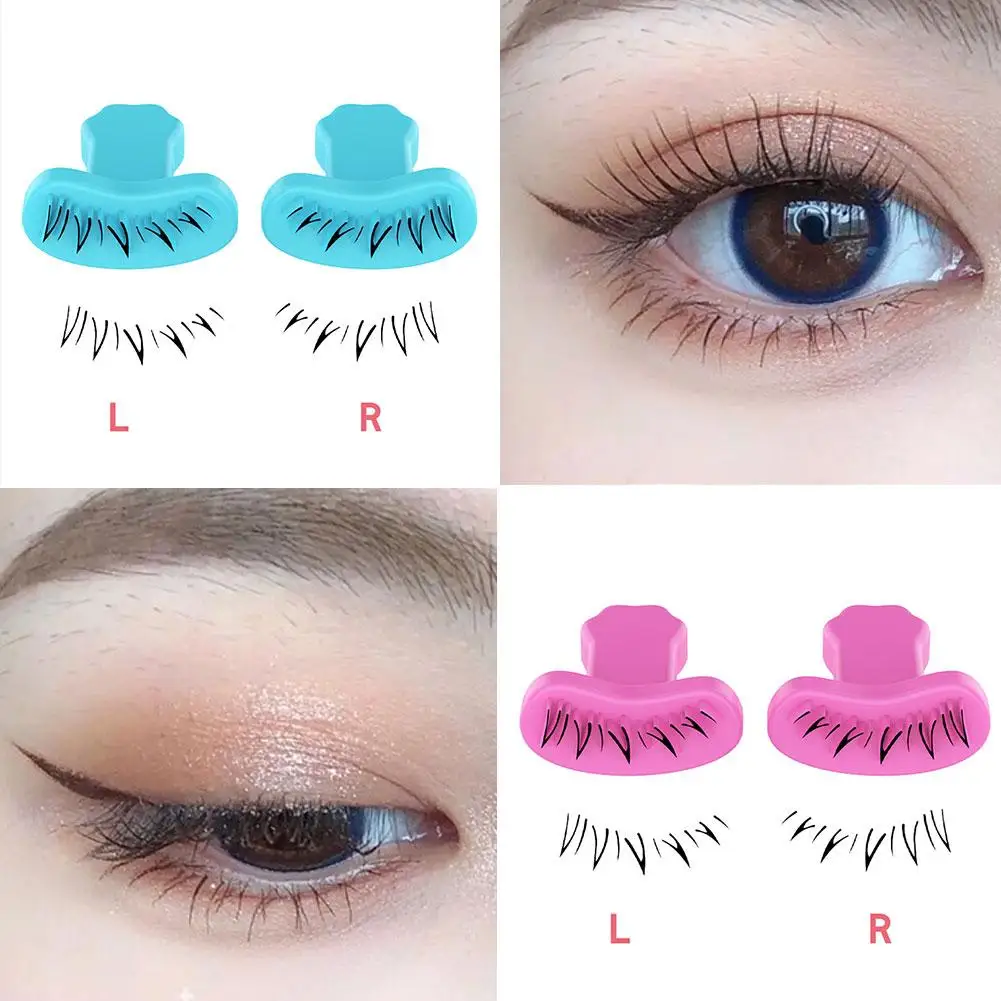 1 Pair Eyelash Stamps Tool Eye Makeup Tool DIY Lower Lashes Extensions Natural Look For Make Up Beginner False Eyelash