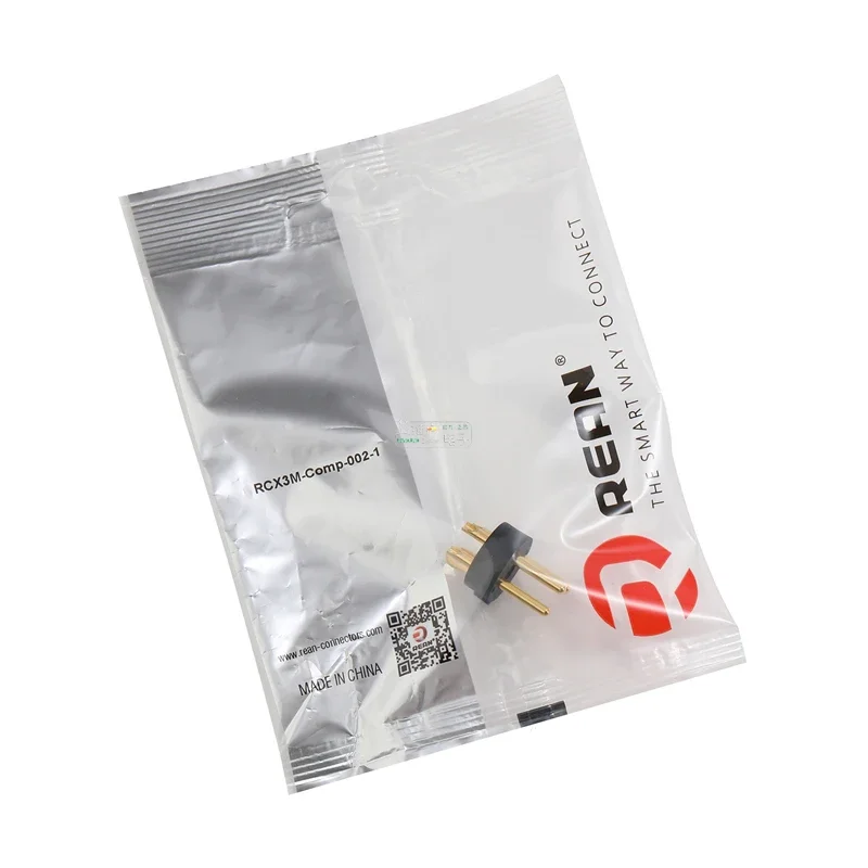 

3-Core XLR RCX3M-Comp-002-1 High End Pure Copper Gold-Plated Plug-In 3 Pin XLR Microphone Speaker Audio Adapter