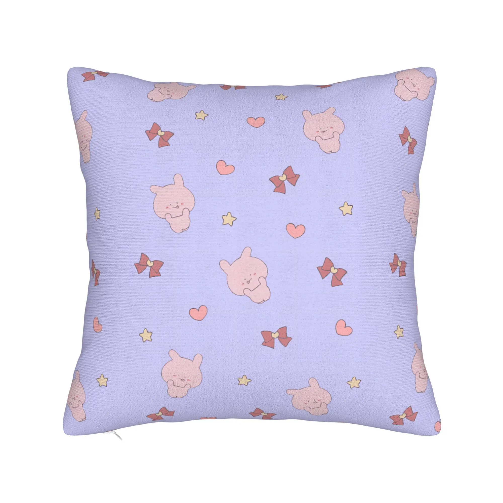 A-Asamimichaan Asleep Cute Asamimi Pillowcases  Fashion Pillow Case For Living Room Chair Square Pillow Cover